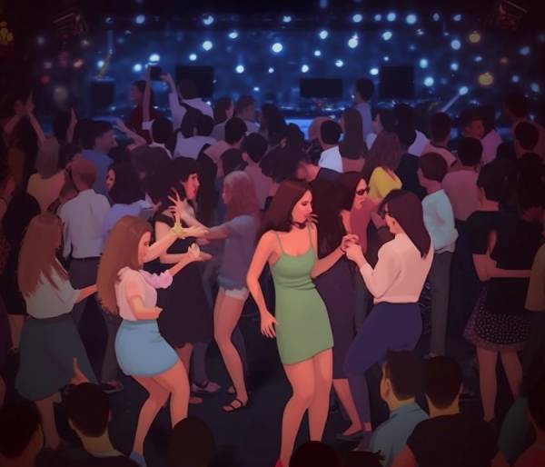 Fiesta Nochebuena discoteca Gabana Madrid