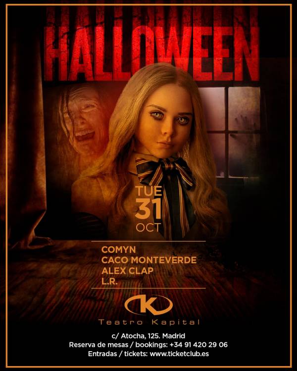Entradas Halloween Teatro Kapital