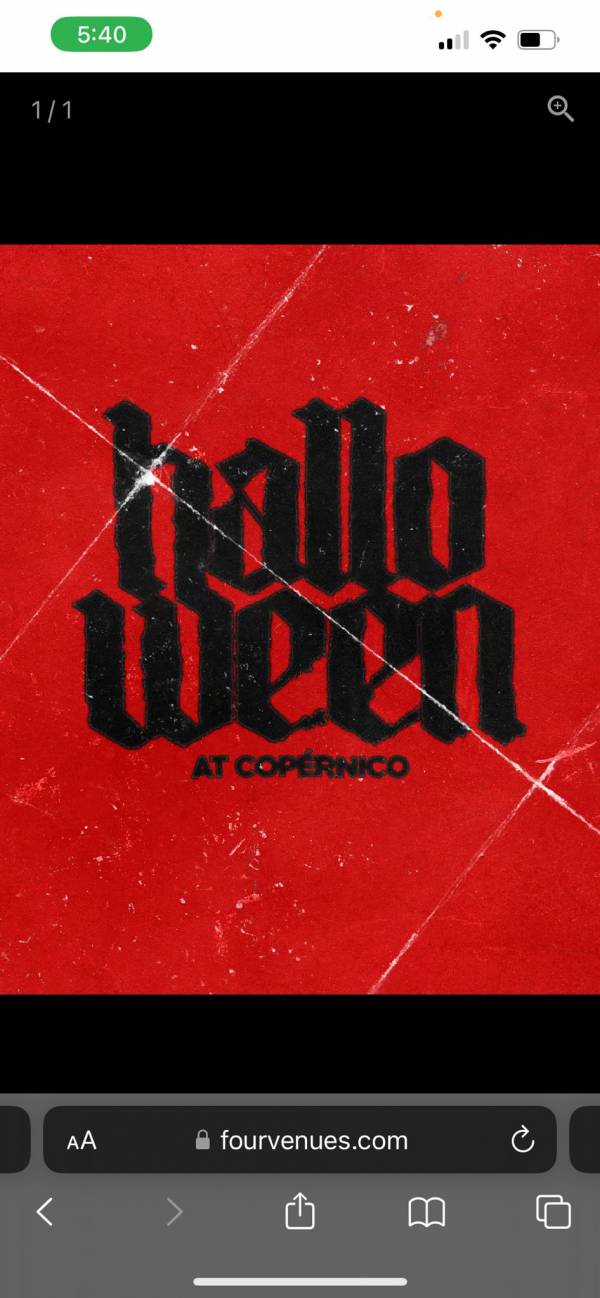 Entradas Halloween Madrid Copernico