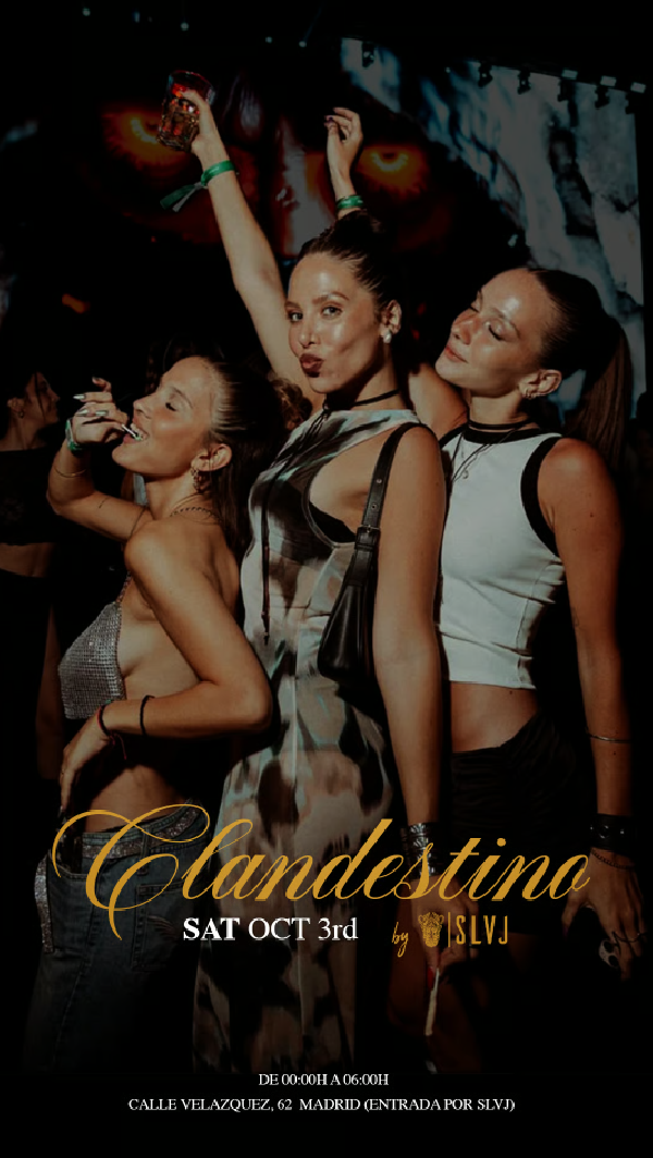Discoteca Feten Club Clandestino by SLV Madrid Fiesta Sábados