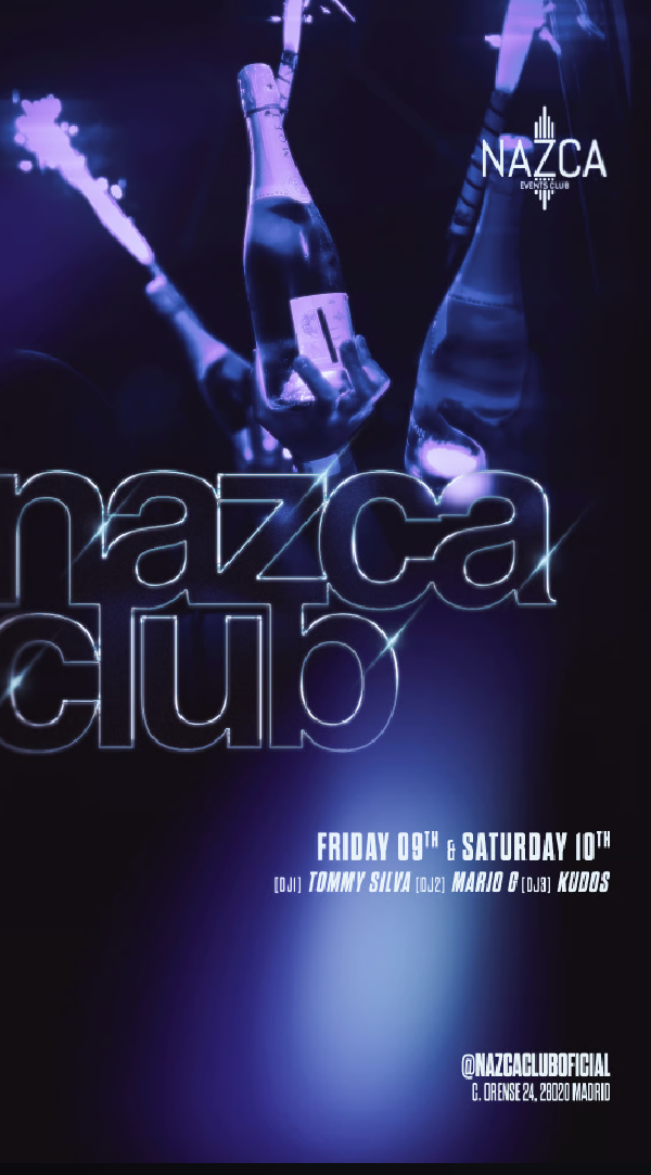 Fiesta Viernes Discoteca Nazca Madrid